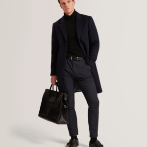 Slim Fit Puppytooth Check Trousers