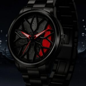 Timerich Red Flower Analog Watch