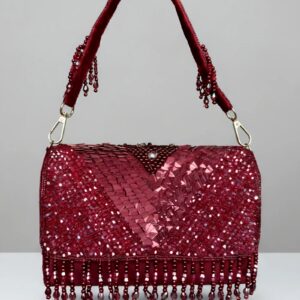 Party Maroon  Clutch